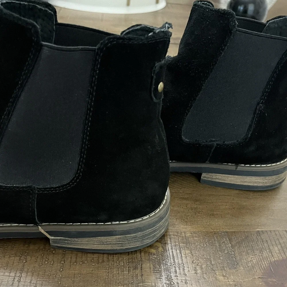 Bruno Marc Men's Chelsea Chukka Boots Slip‎ On Suede Leather Boots Size 10.5